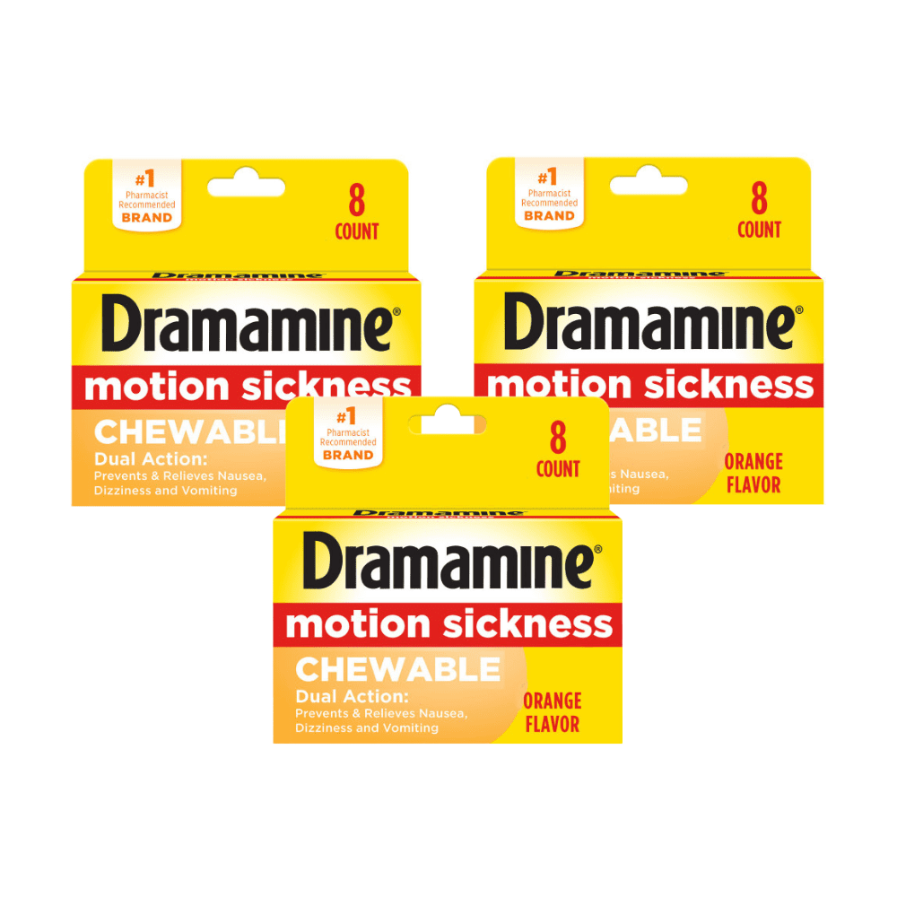 Dramamine Chew Tabs 8 ct Orange product image 1