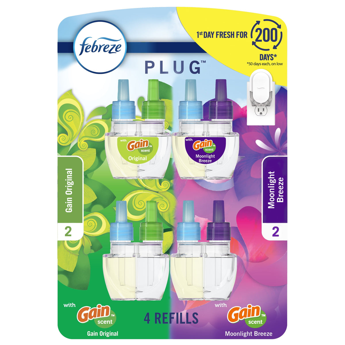 Febreeze P/in Refill W/gain 52m product image 1