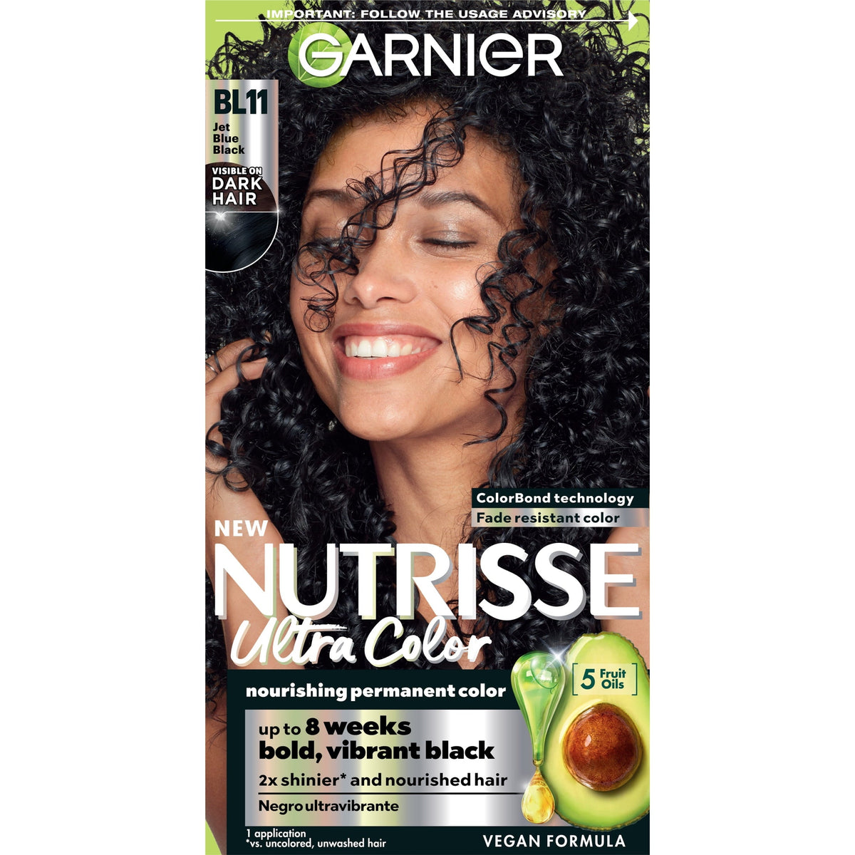 Garnier Nutrisse Ultra #bl11 Jet Black product image 1