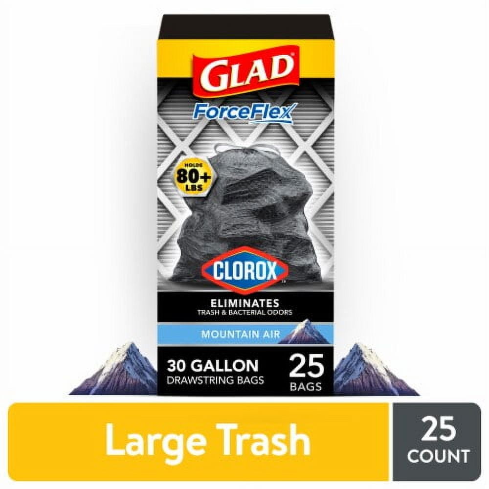 Glad ForceFlex Trash D/s 30 g 6/25ct product image 1