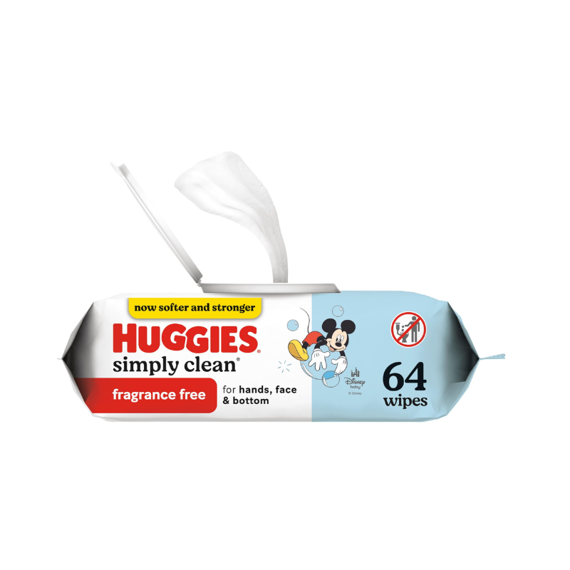 Huggies Smply Clean Wipes 64 ct product image 1