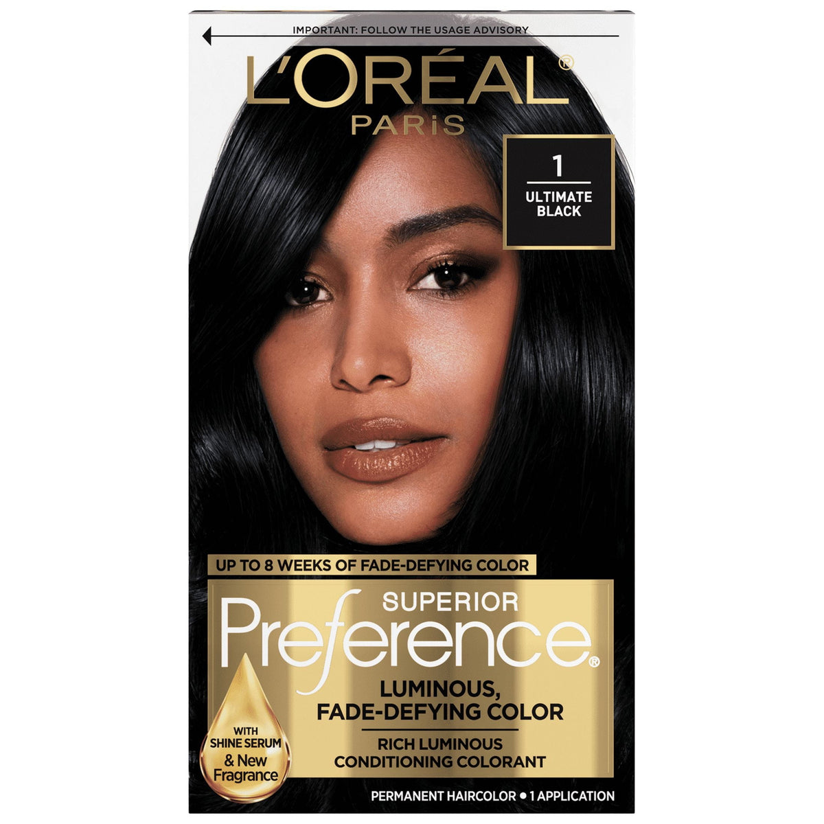 L'Oreal Preference #1 Ultimate Black NA product image 1