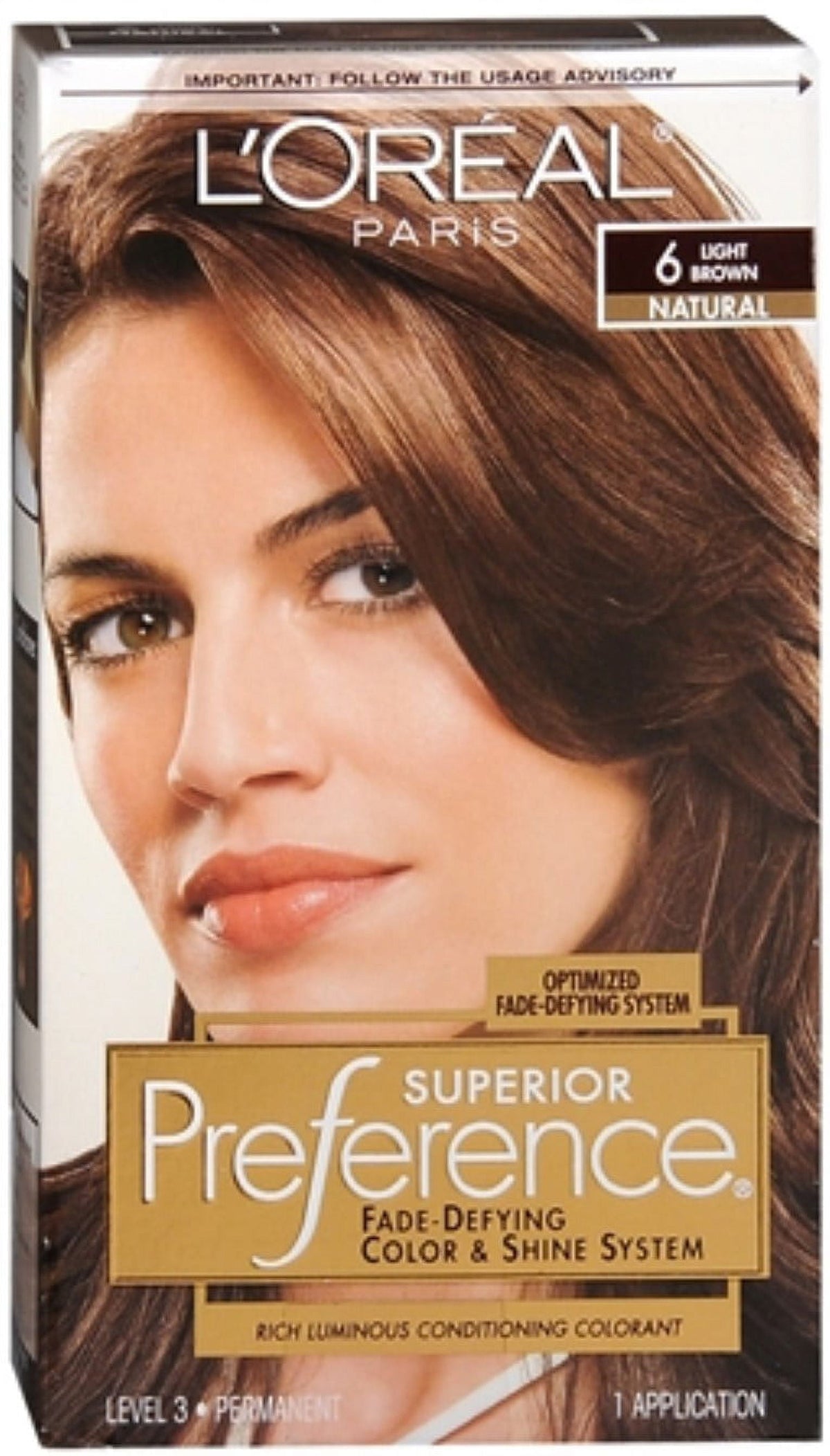 L'Oreal Preference #6 LT Brown product image 1
