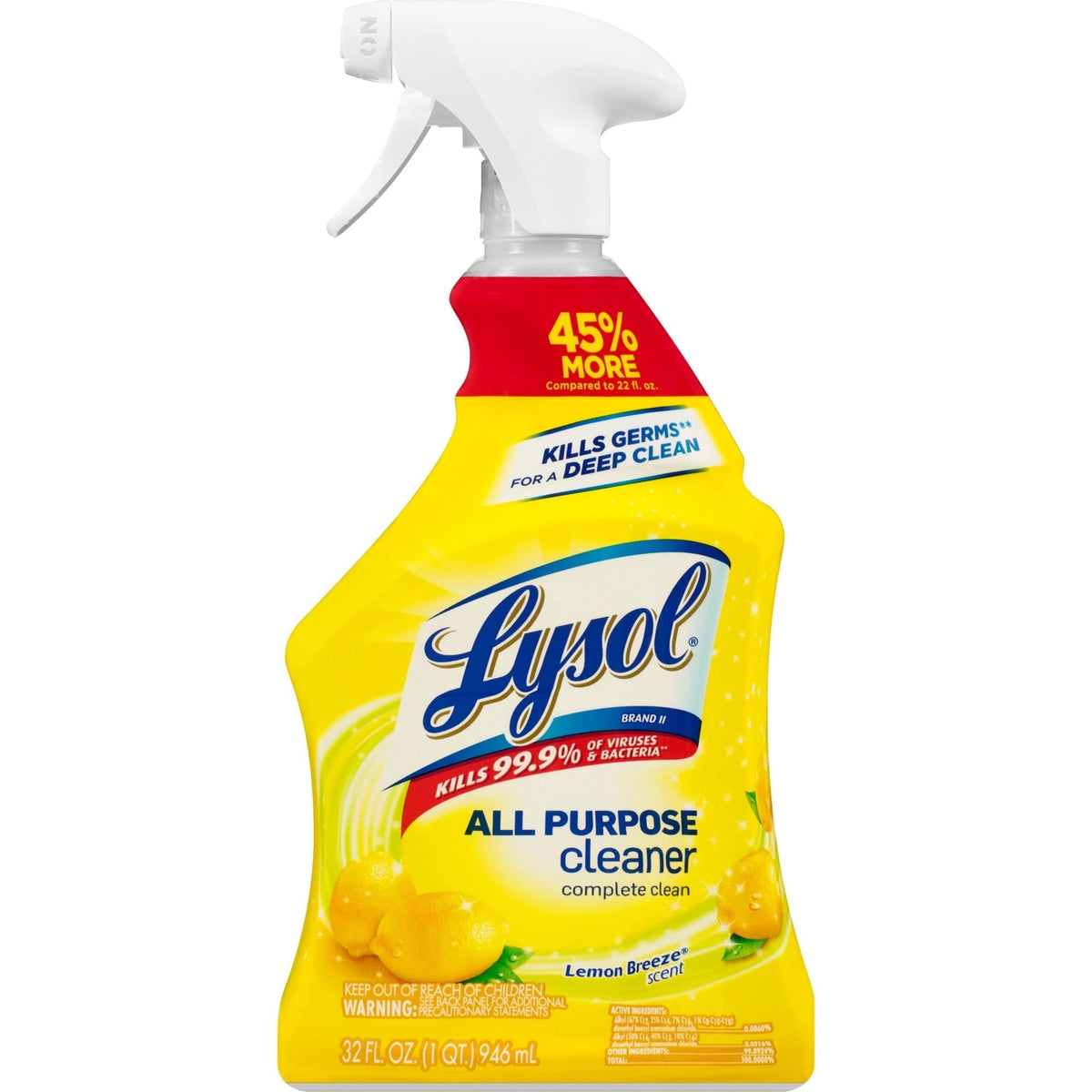 Lysol All Clnr Lem 32oz++dnb product image 1