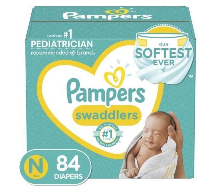 Pampers Swaddler Sze Newb 84 ct product image 1
