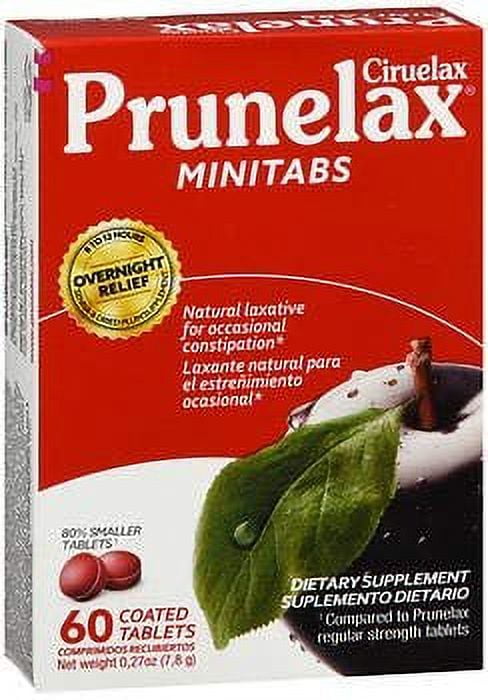 Prunelax Tabs 60 ct Mini product image 1
