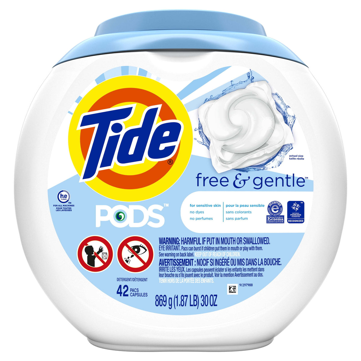 Tide Pods 42 ct Free/gentle Liquid product image 1