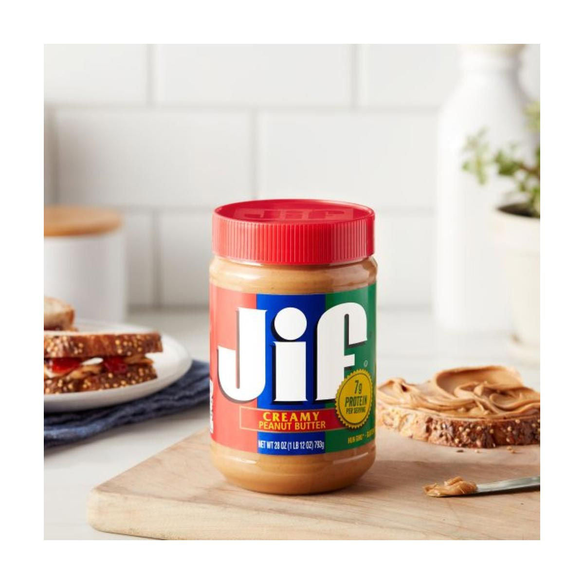 Jif Creamy Peanut Butter 28 oz product image 1