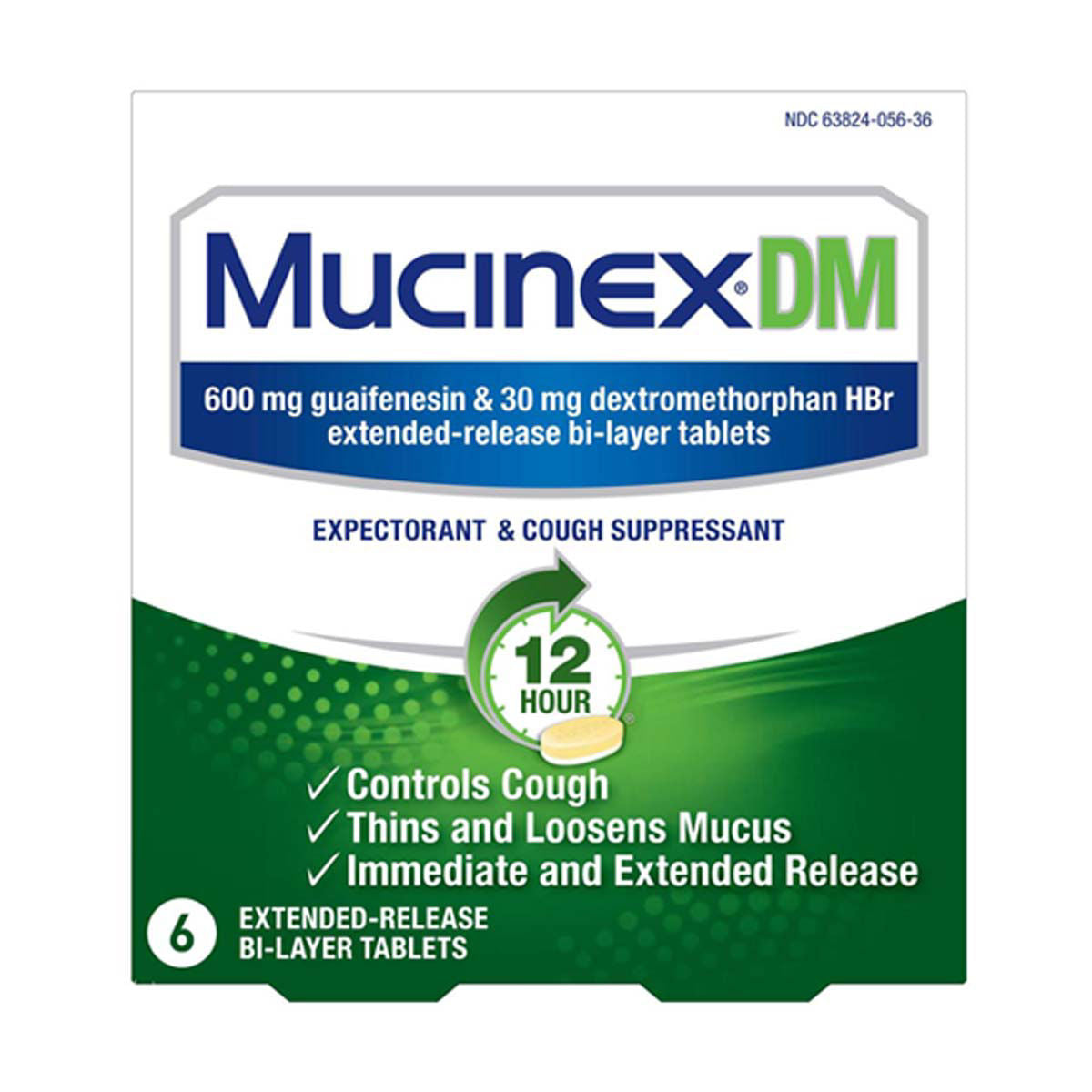 Mucinex DM 6 ct Reg Strength product image 1