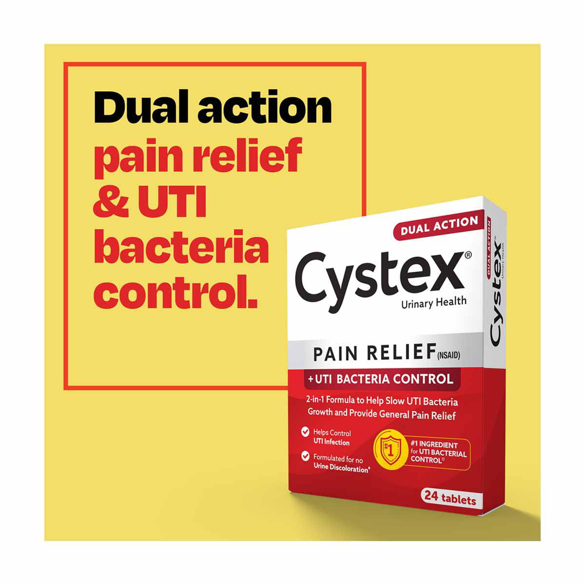 Cystex Uti Pain Rlf 24 Tablets product image 1
