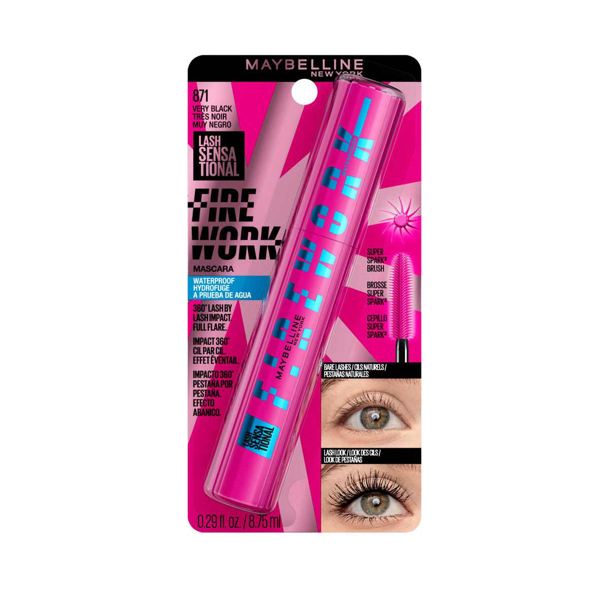 Maybel Lsh Firwork Wtrprf V/blk product image 1