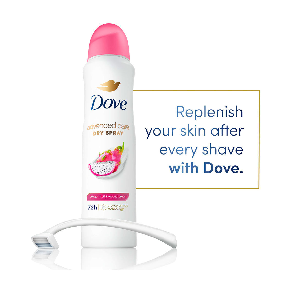 Dove 20 oz B/w Dradonfruit Cs/4 product image 1