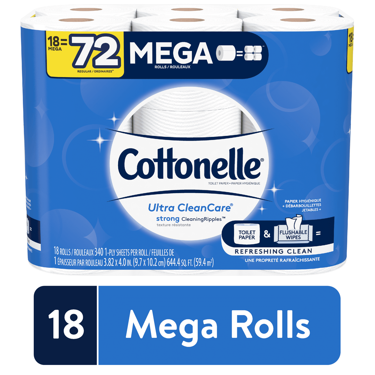 Cottonelle Clean Care Mega 18rl product image 1