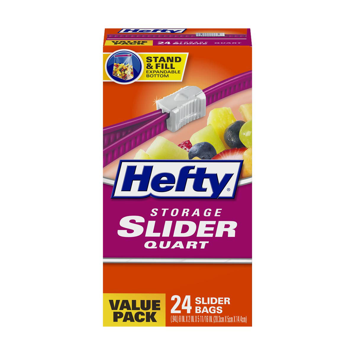 Hefty Slider Bags QT 24 ct Stor product image 1