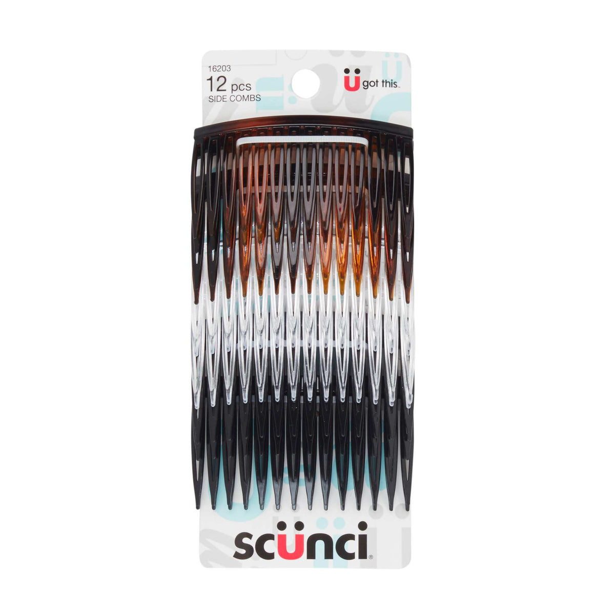 Scunci Assorted Side Combs 1 pk product image 1