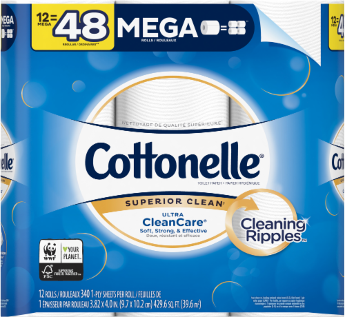 Cottonelle Clean Care Mega 12rl product image 1