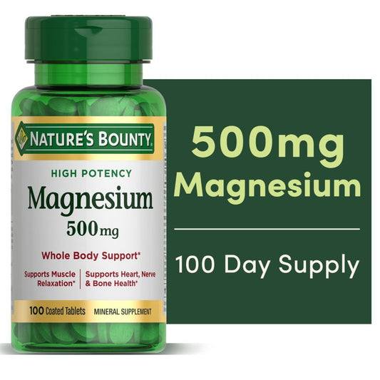 Nature's Bounty Magnsm/oxide 500 MG 100 ct product image 1