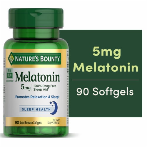 Nature's Bounty Melatonin 5 Mg. 90 ct product image 1