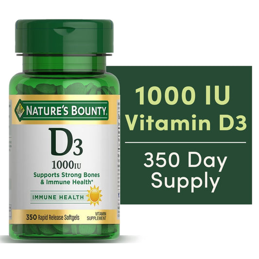 Nature's Bounty #30413 Vit D 1000 IU 350 ct product image 1