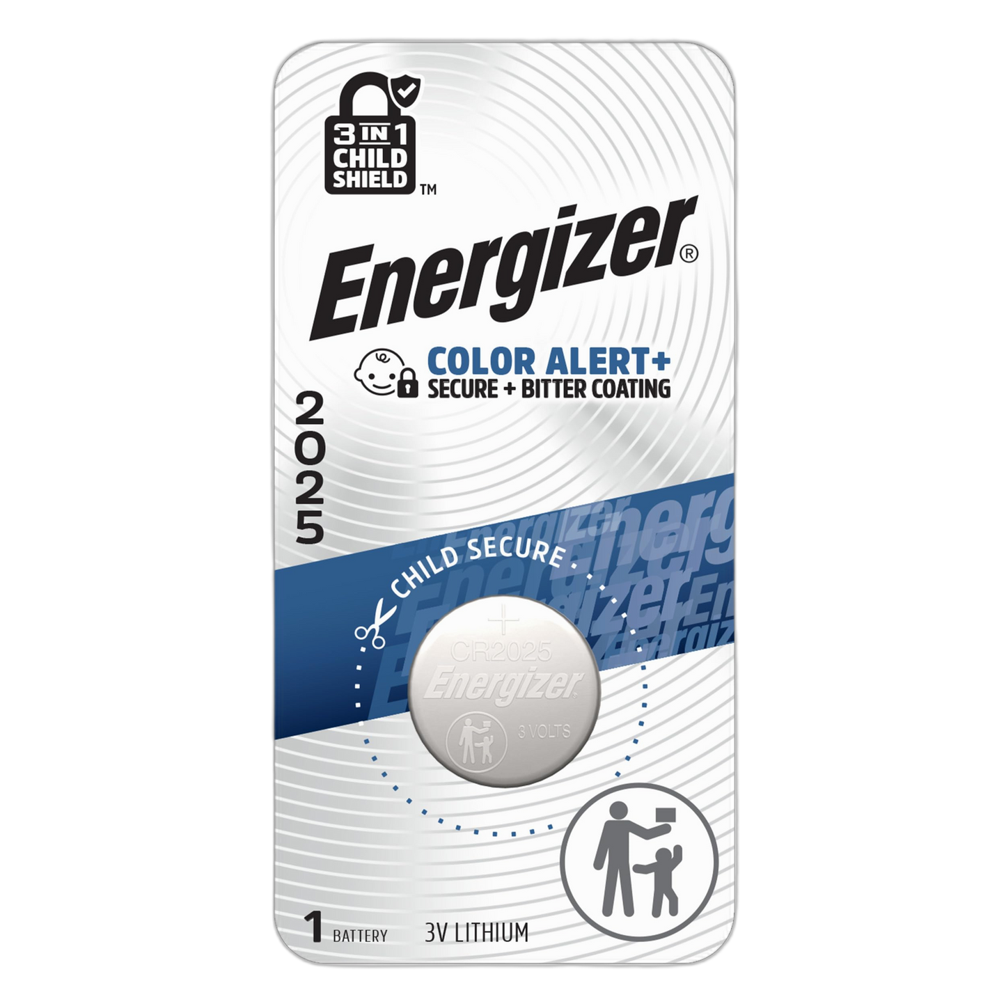 Energizer 2025 Batteries (1 Pack), 3V Lithium Coin Batteries
