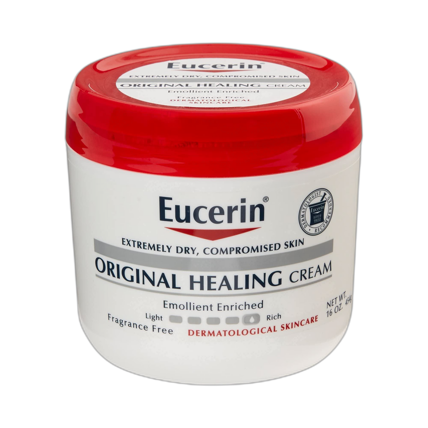 Eucerin Original Unscented Hand and Body Moisturizer Cream 16 oz. Jar 72140000021 1 Ct