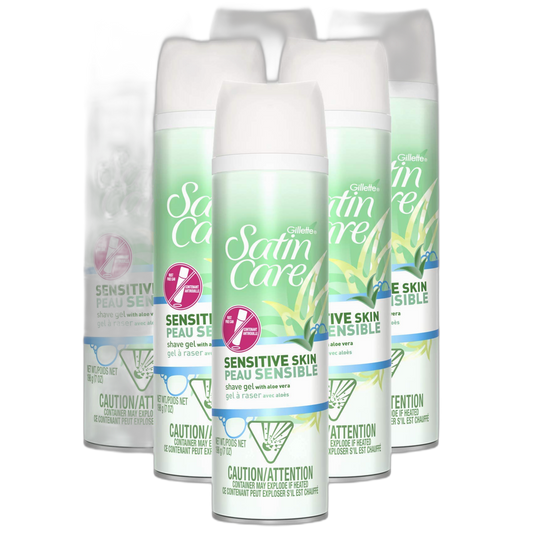 Satin Care Sensitive Skin Shave Gel for Women 7 Oz