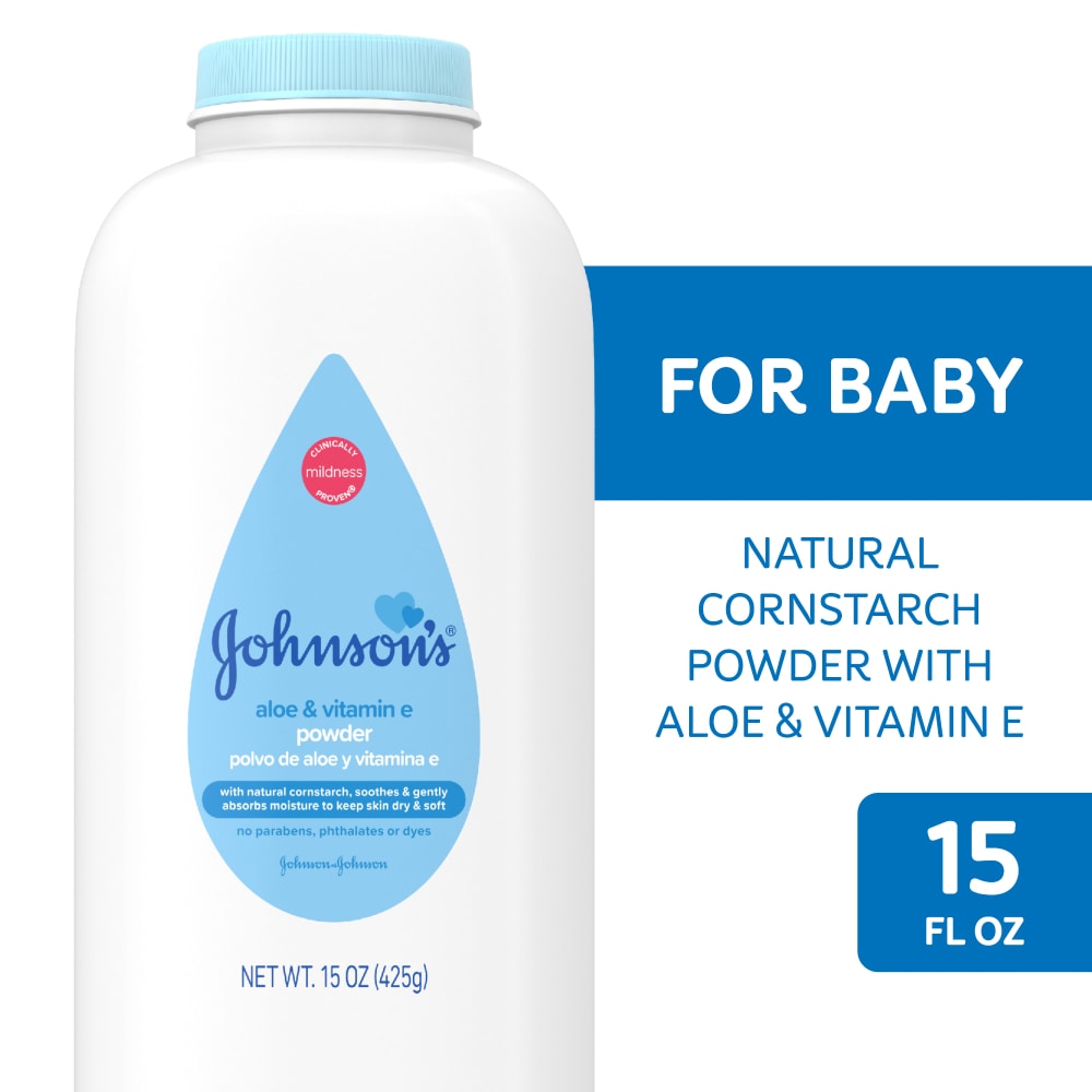 JJ Baby Crnstrch W/aloe 15 oz product image 1
