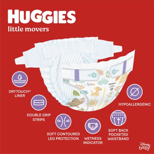 Huggies Lil Movers Sz3 68 ct QQ product image 1