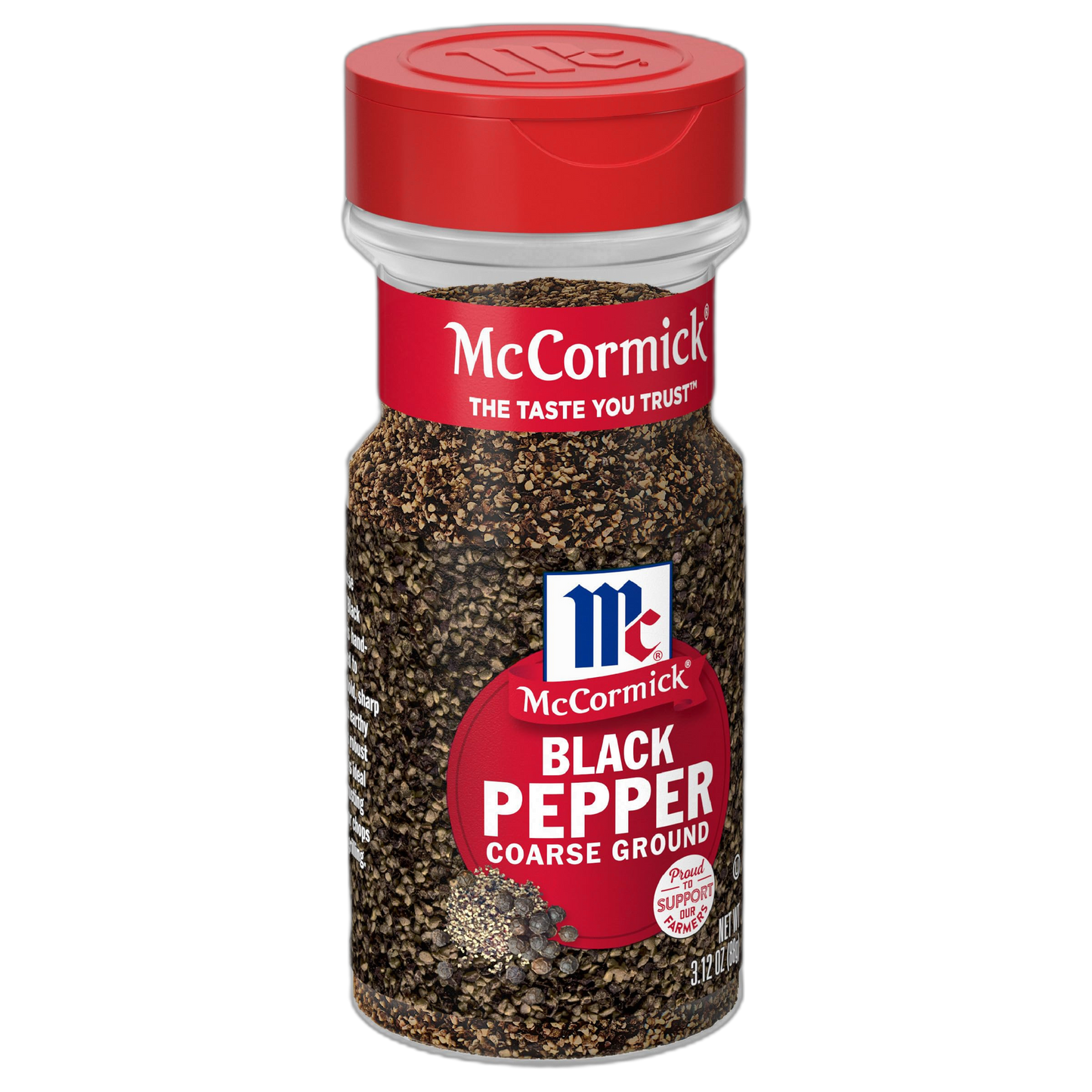 McCormick Coarse Ground Black Pepper, 3.12 oz