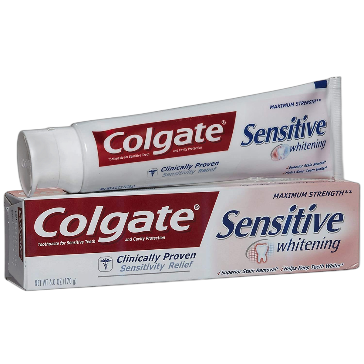 Colgate Sensitive Maximum Strength Sensitive Whitening Toothpaste 6 oz