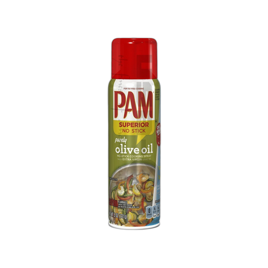 PAM 100% Natural Olive Oil Cooking Spray 5 oz (Pack of 12)
