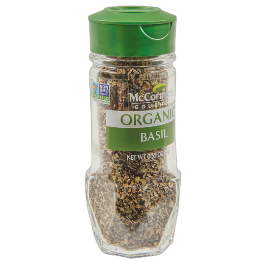 McCormick Gourmet Organic Basil, 0.55 Oz