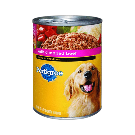 Pedigree, Dog Food, Ground Beef Can, 22 Ounce