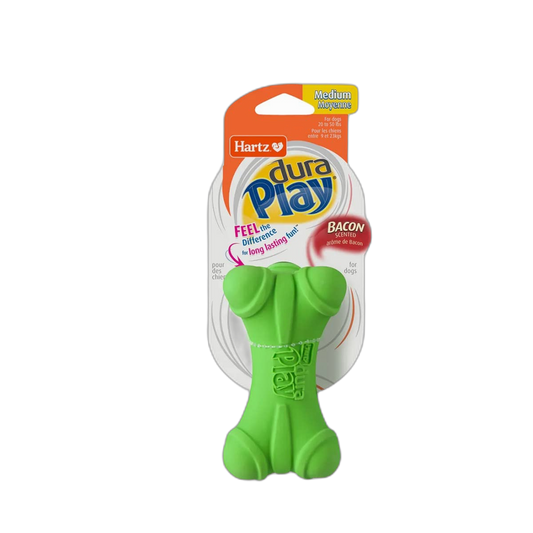 HARTZ Dura Play Soft Dog Bone Toy, Assorted Colors, 1 Ea, for Medium breeds