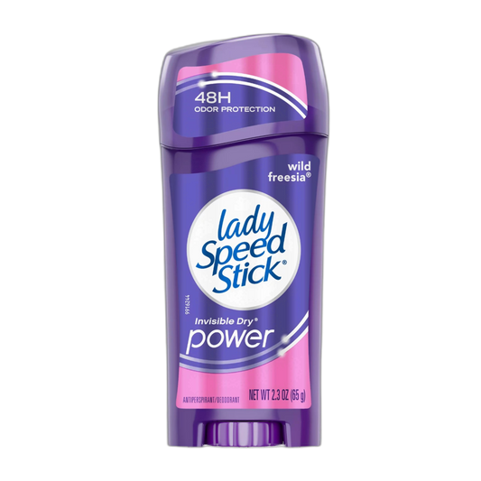 Lady Speed Stick Invisible Dry Power Antiperspirant/Deodorant, Wild Freesia, 2.3 Ounce (Pack of 6)