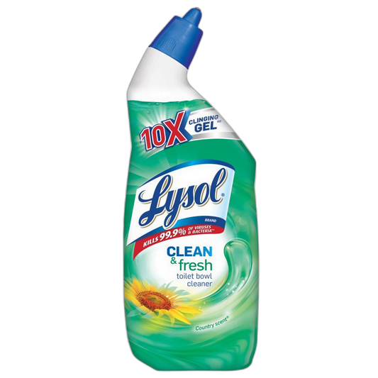 Lysol Cling Gel Toilet Bowl Cleaner, Country Scent, 24-Ounce