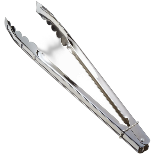 BRADSHAW INTERNATIONAL 25877 12" Chrome Plated Tongs
