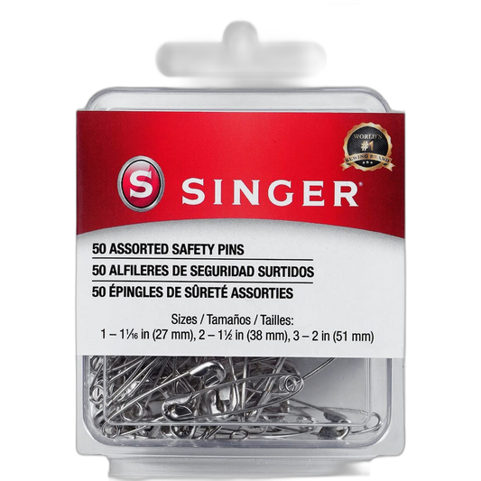Singer Safety Pins, 50 Count, Size 1-3 Pkg