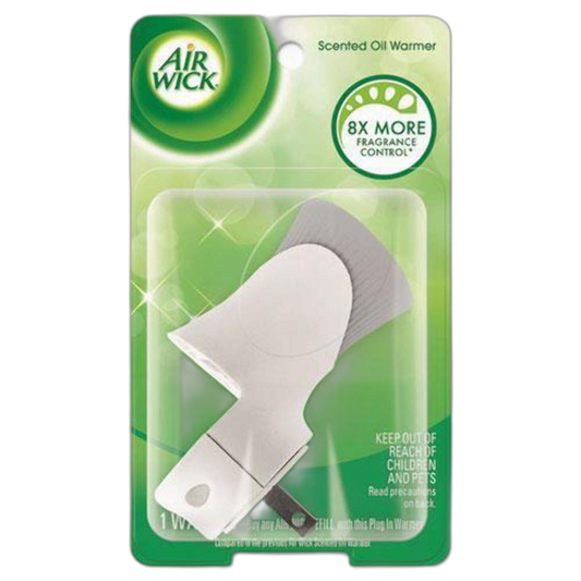 Air Wick - 78046 Plug in Scented Oil Warmer, White, Essential Oils, Air Freshener,6.3" x 2.3" x 3.7", 6.0 Count
