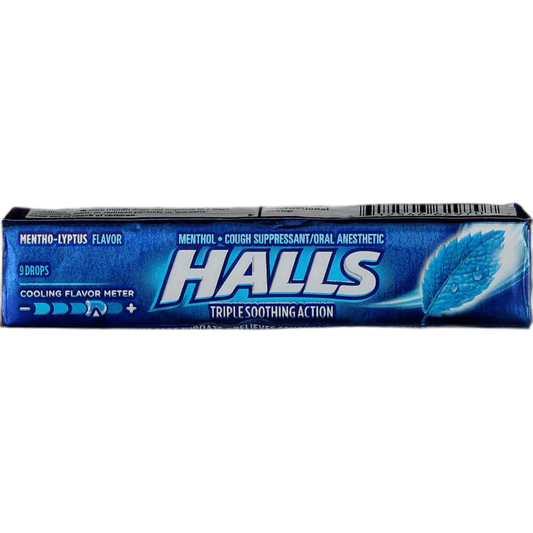 Halls Mentho-Lyptus Cough Drops 9 ct