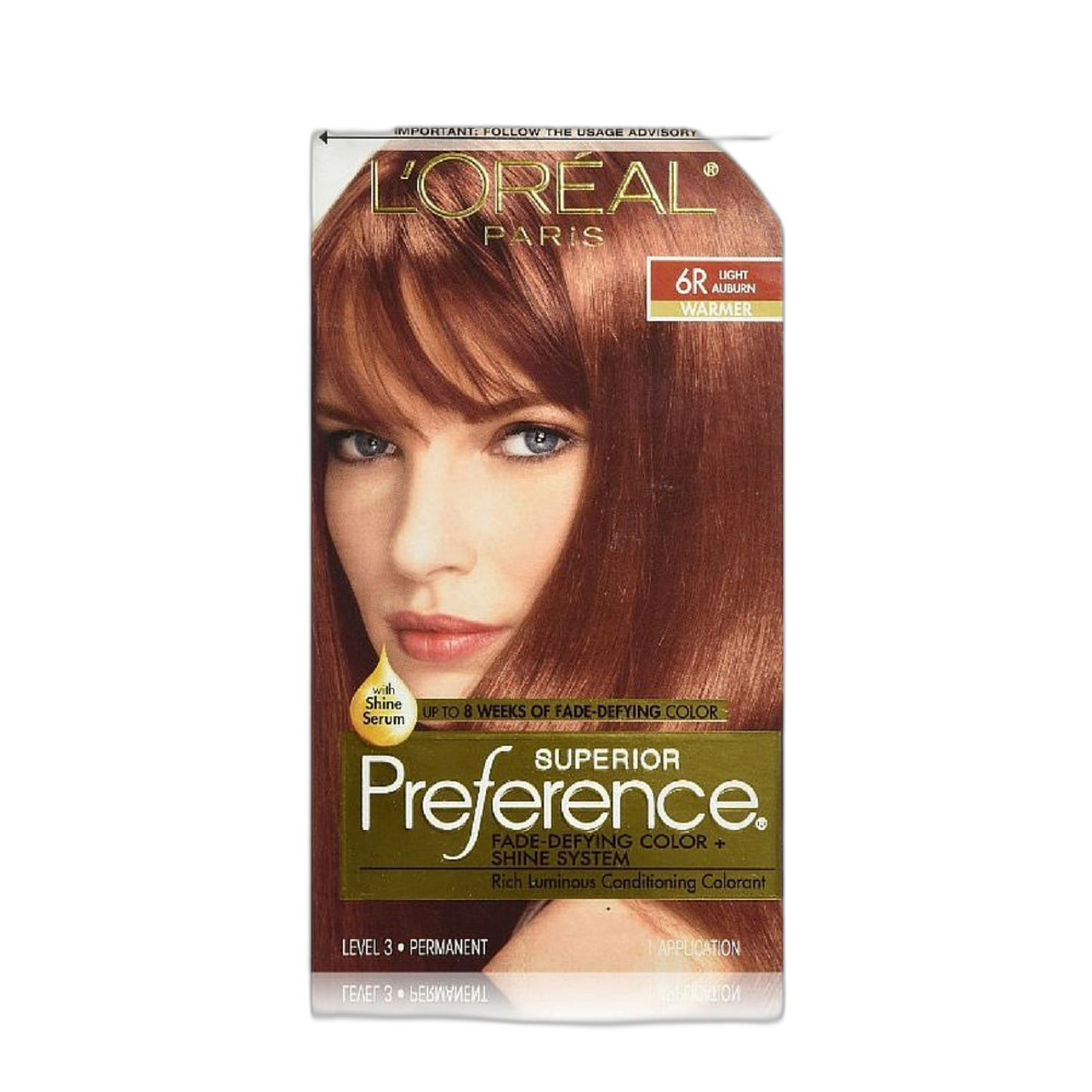 L'Oreal Superior Preference Hair Color, 6R Light Auburn - 1 Ea