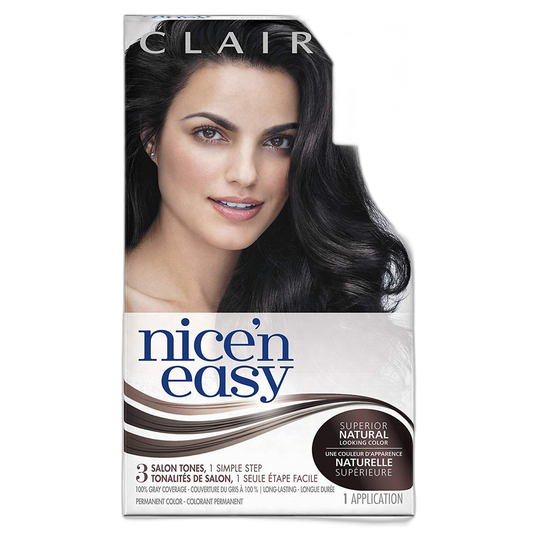 Clairol Nice 'n Easy Permanent Color, 2/122 Natural Black 1 ea