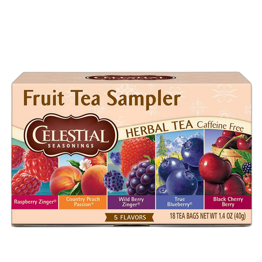 Celestial Seasonings Herbal Tea Fruit Sampler - 18 Tea Bags