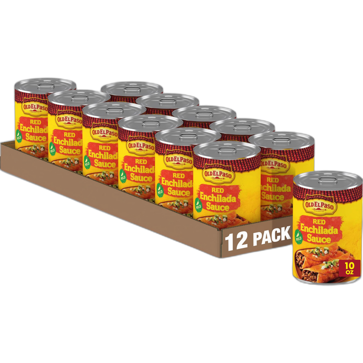 Old El Paso Mild Red Enchilada Sauce, 1 ct., 10 oz. (Pack of 12)