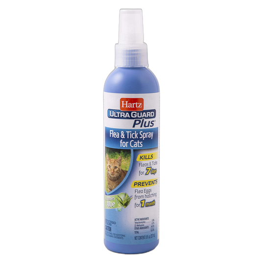 Hartz UltraGuard Plus Cat Flea & Tick Spray, 8 oz