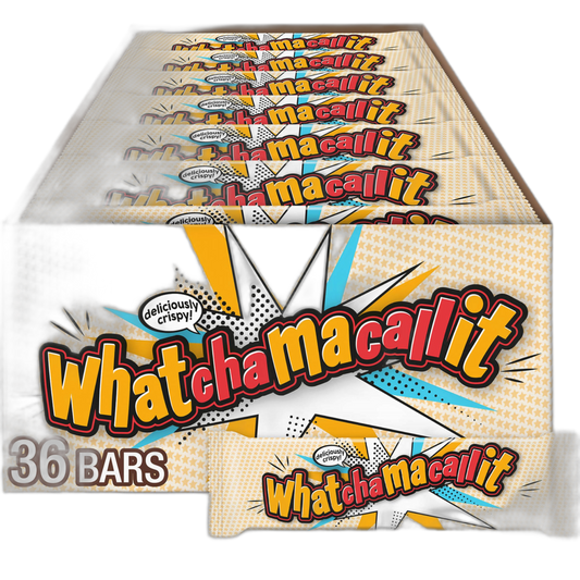 WHATCHAMACALLIT Chocolate Caramel Peanut Crisps Candy Bars, 1.6 oz (36 Count)