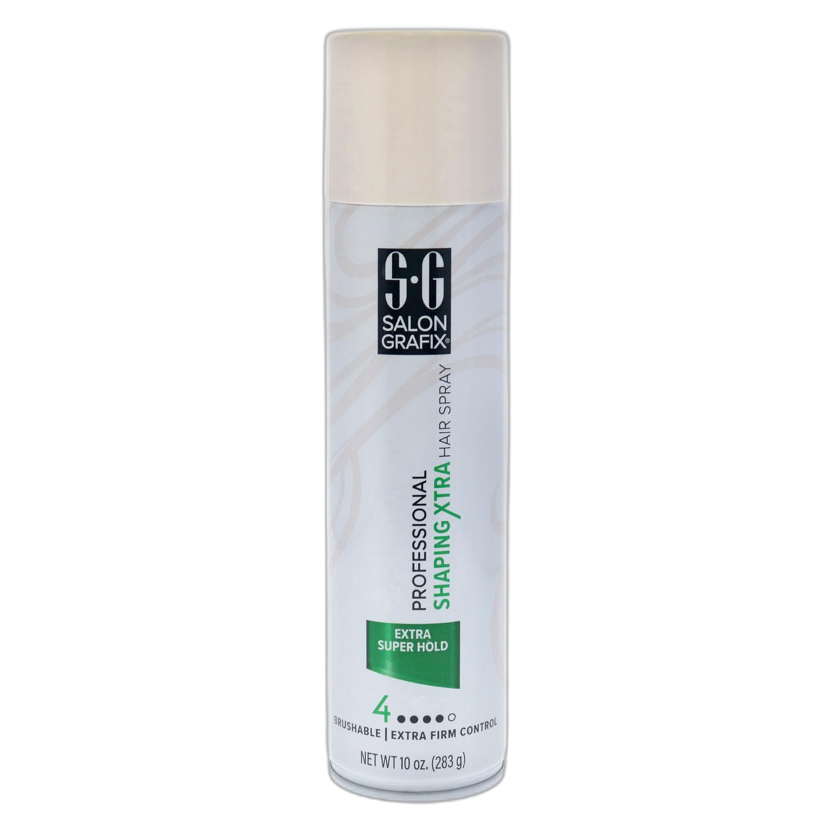 Salon Grafix Shaping Hair Spray Super Hold - Brushable and Freshly Scented Hairspray for Women and Men - Professional Quality Results - Extra - 10 oz