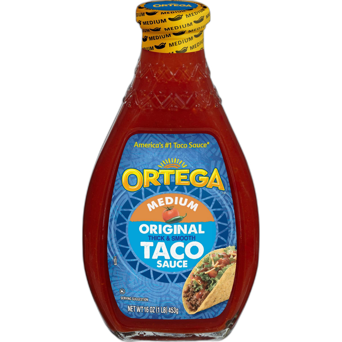 Ortega Original Taco Sauce, Medium, 16 Ounce