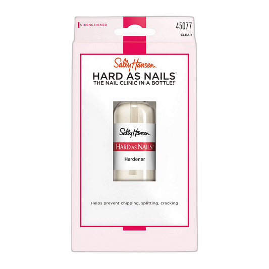 Sally Hansen Hard As Nails® Nail Hardener, Clear, Strengthener, 1 Count, 0.45 Oz , Nail Strengthener, Nail Strengthening Polish