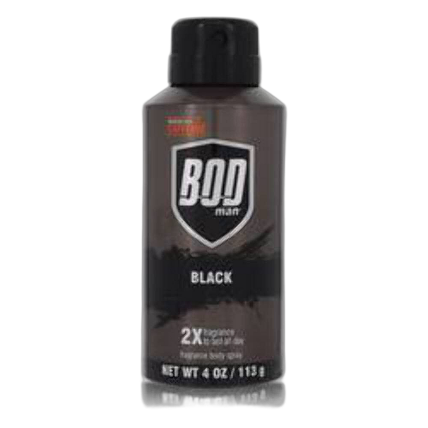 BOD man Black Fragrance Body Spray for Men, 8 Fl Oz